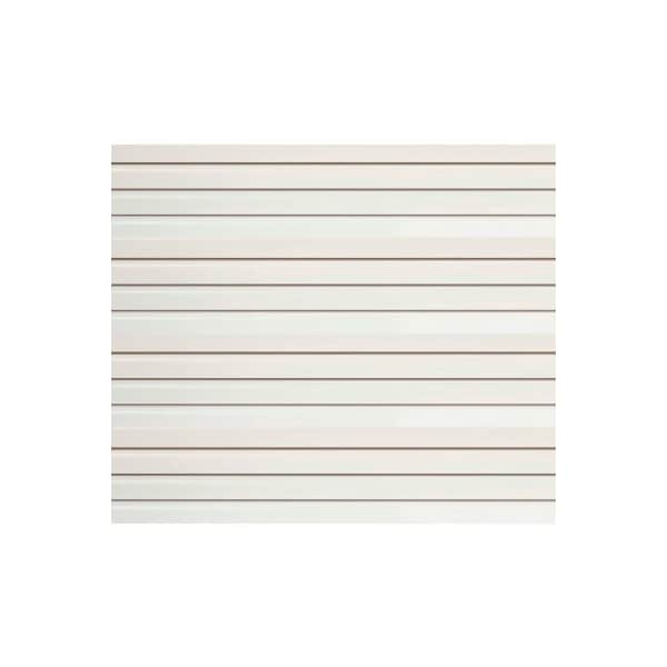 Windmill Slatwall Products Slatwall PVC Easy Panel 48"W x 12"H White (4 PC) PVC4WH Zoro